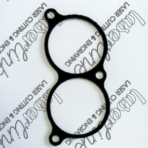 Laser cut rubber gaskets